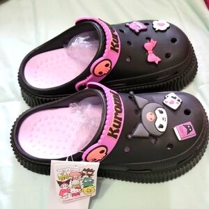 Kuromi Clogs Black Shoe Size 8
